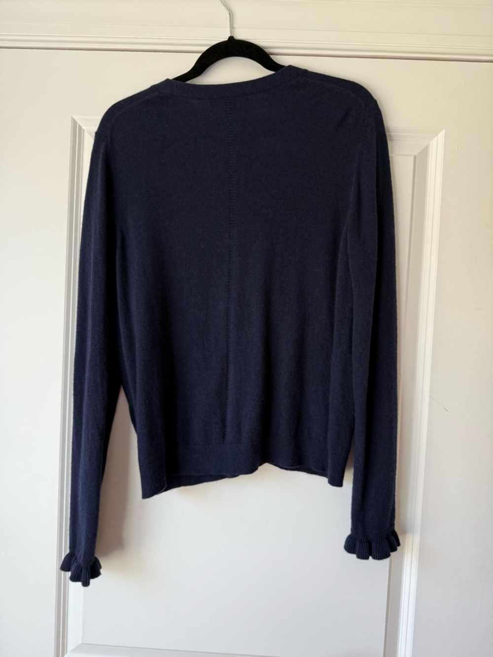 Banana Republic Navy V-Neck Cardigan, Cashmere-Merino Blend, XL